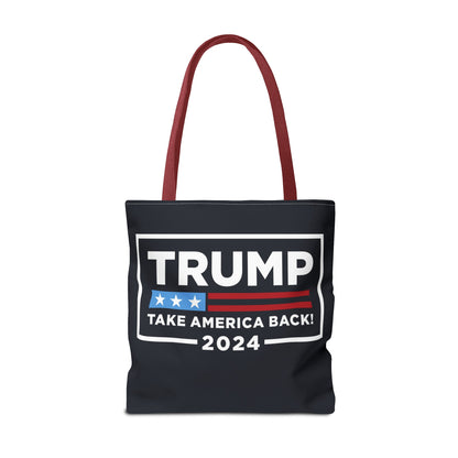Trump Take America Back MAGA Rally Durable Heavy Duty Tote Bag