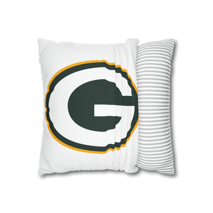 Packers Vikings Bears Lions Trophy Spun Polyester Square Pillow Case