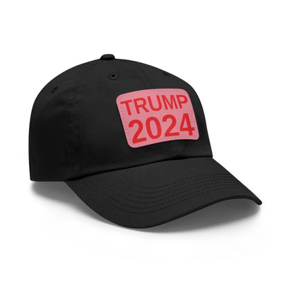 Women's Trump 2024 leather patch hat