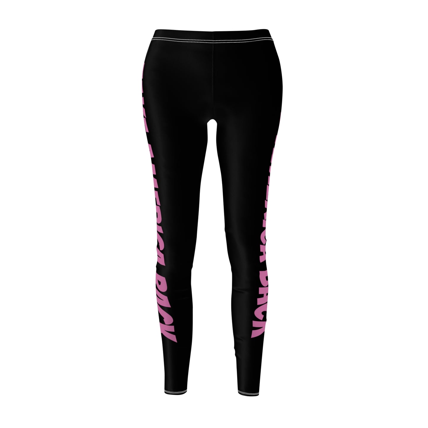Take America Back Black and Pink Women's Casual Leggings Trump MAGA