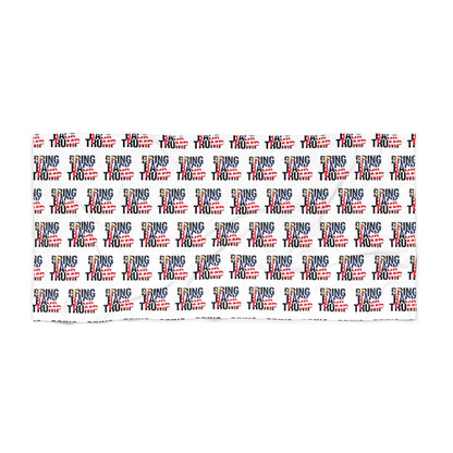 Bring Back Trump White MAGA Jumbo Beach Towel