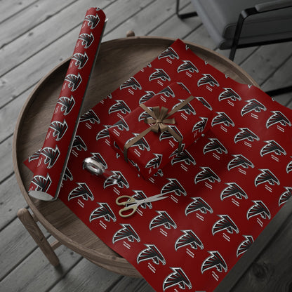 Atlanta Falcons NFL Football Birthday Graduation Gift Wrapping Paper Holiday