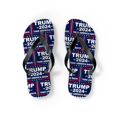 Trump Take America Back Comfy Summer Beach Unisex Flip Flops