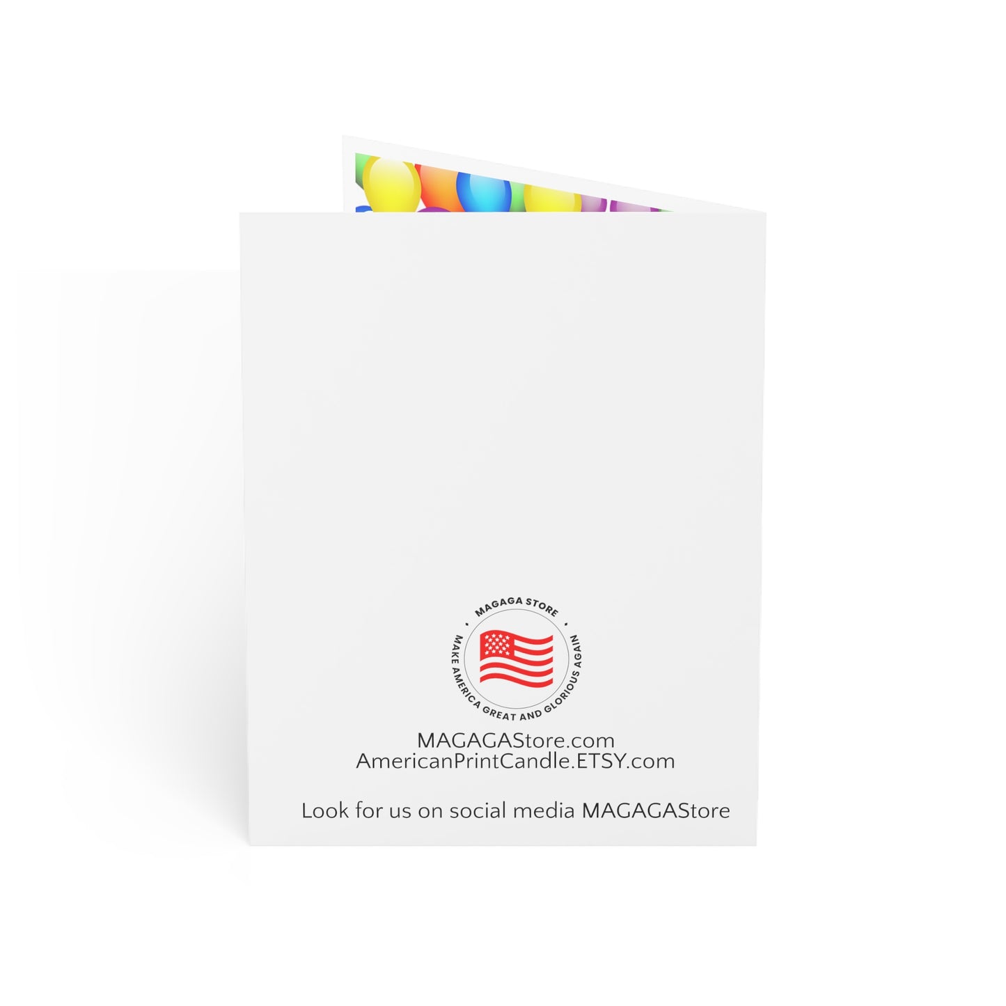 Happy Birthday From Donald J. Trump MAGA Greeting Card