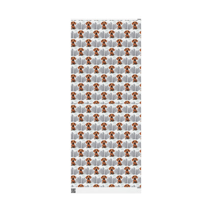 Dachshund in the city Weiner Dog Birthday Gift Present Holiday Wrapping Paper