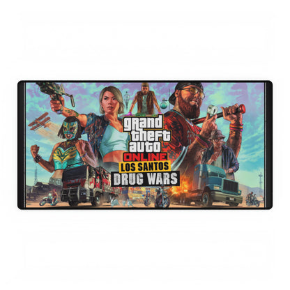 GTA 5 Online Los Santos Wars High Definition PC PS Video Game Desk Mat