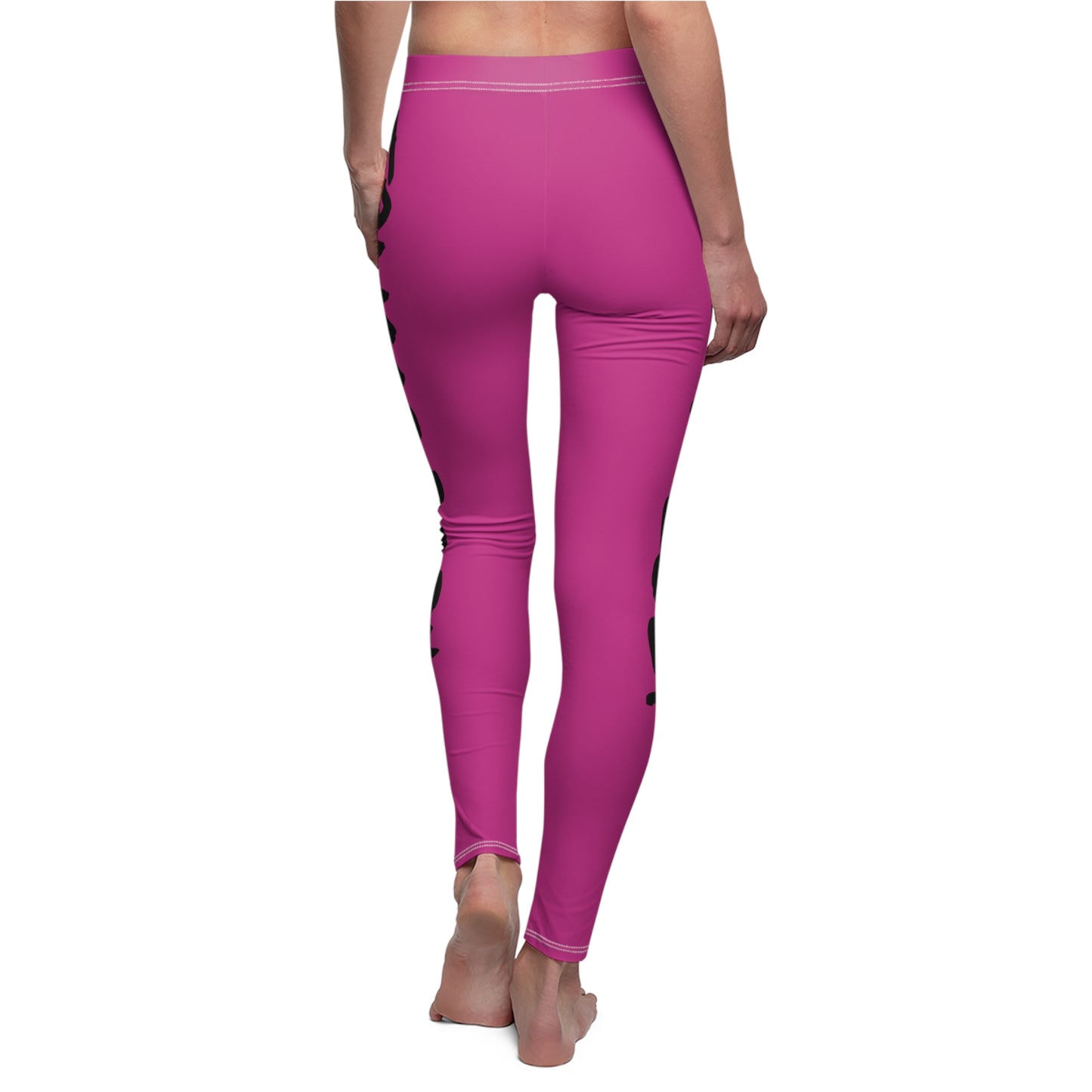 Trump 2024 USA Pink Women's Casual Leggings Trump MAGA