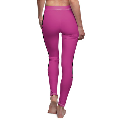 Trump 2024 USA Pink Women's Casual Leggings Trump MAGA
