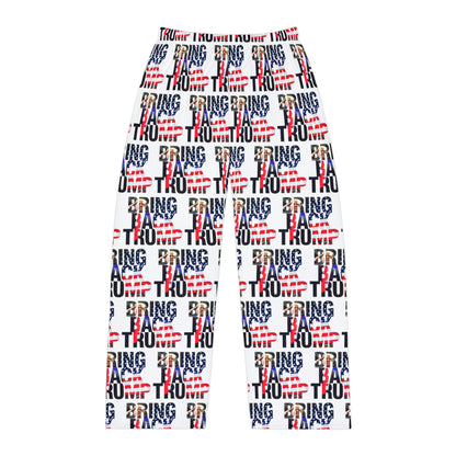 Bring Back Trump Men's Polyester Lounge Comfy Pajama Pants