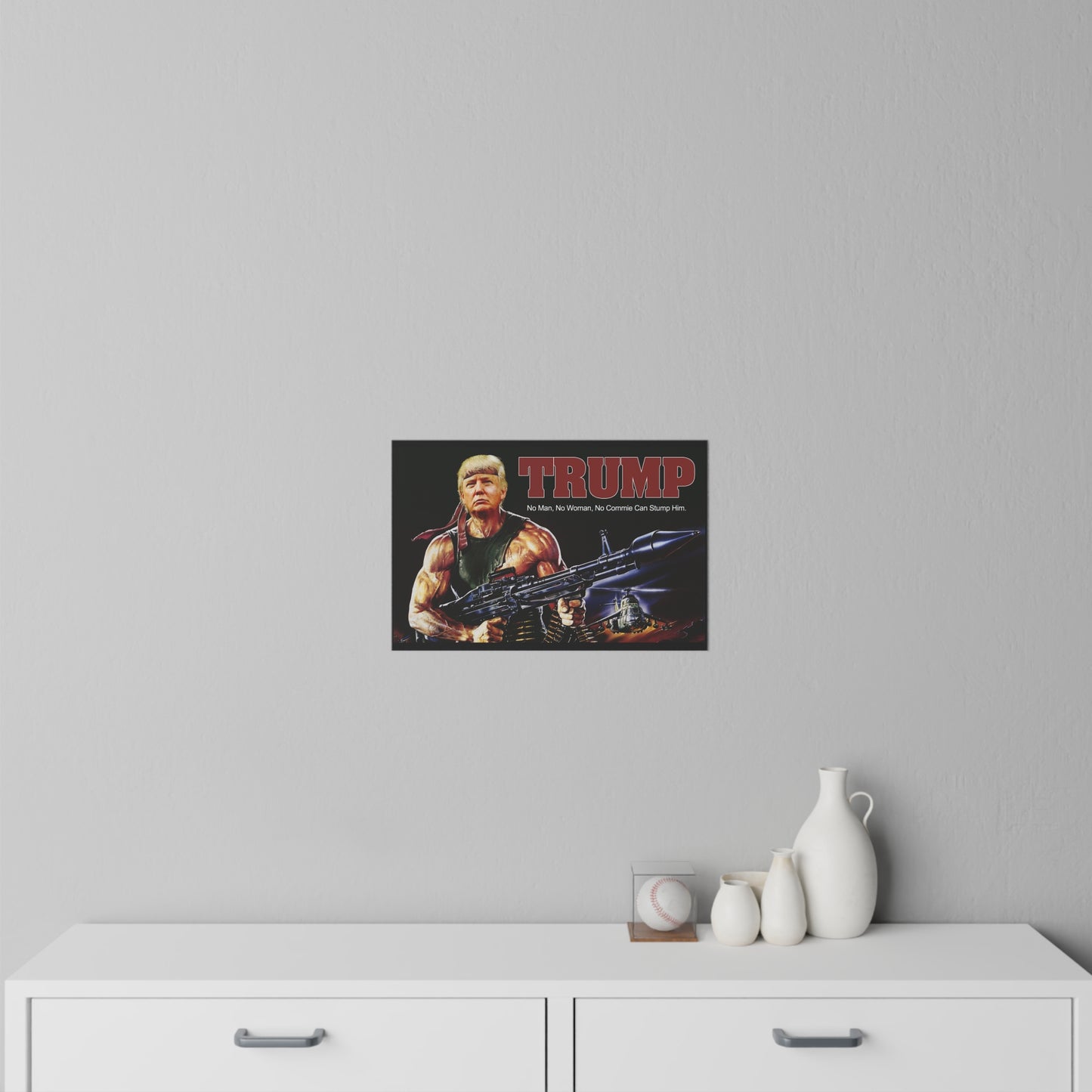 Donald Trump Rambo Style MAGA Wall Decals 3 sizes