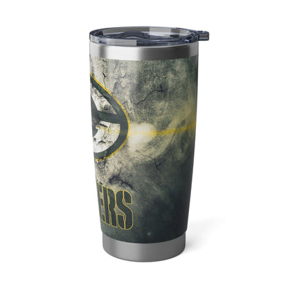 Green Bay Packers Helmet Concrete Logo Stainless Vagabond 20oz Tumbler