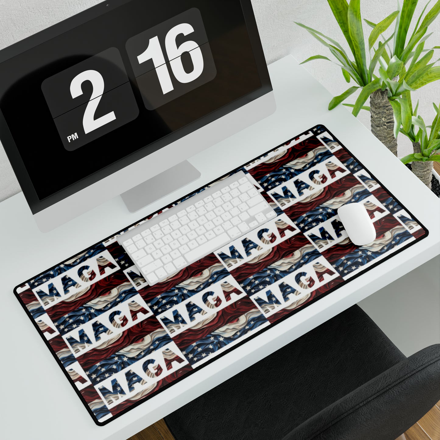 MAGA Red White and Blue Flag American Desk Mats