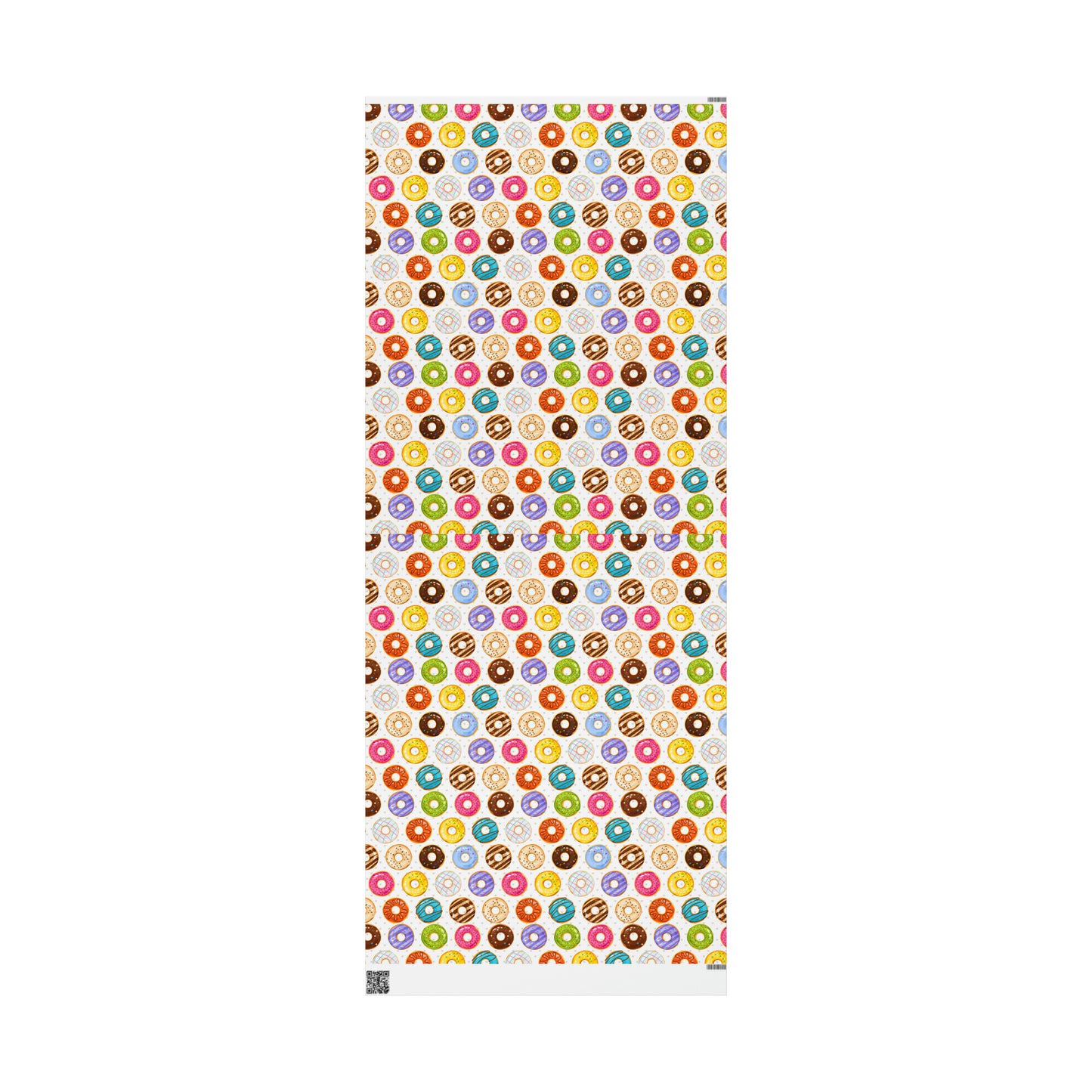 Donut Variety High Definition Happy Birthday Gift Present Holiday Wrapping Paper