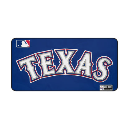 Texas Rangers Jersey look MLB Baseball High Definition PC Desk Mat Mousepad