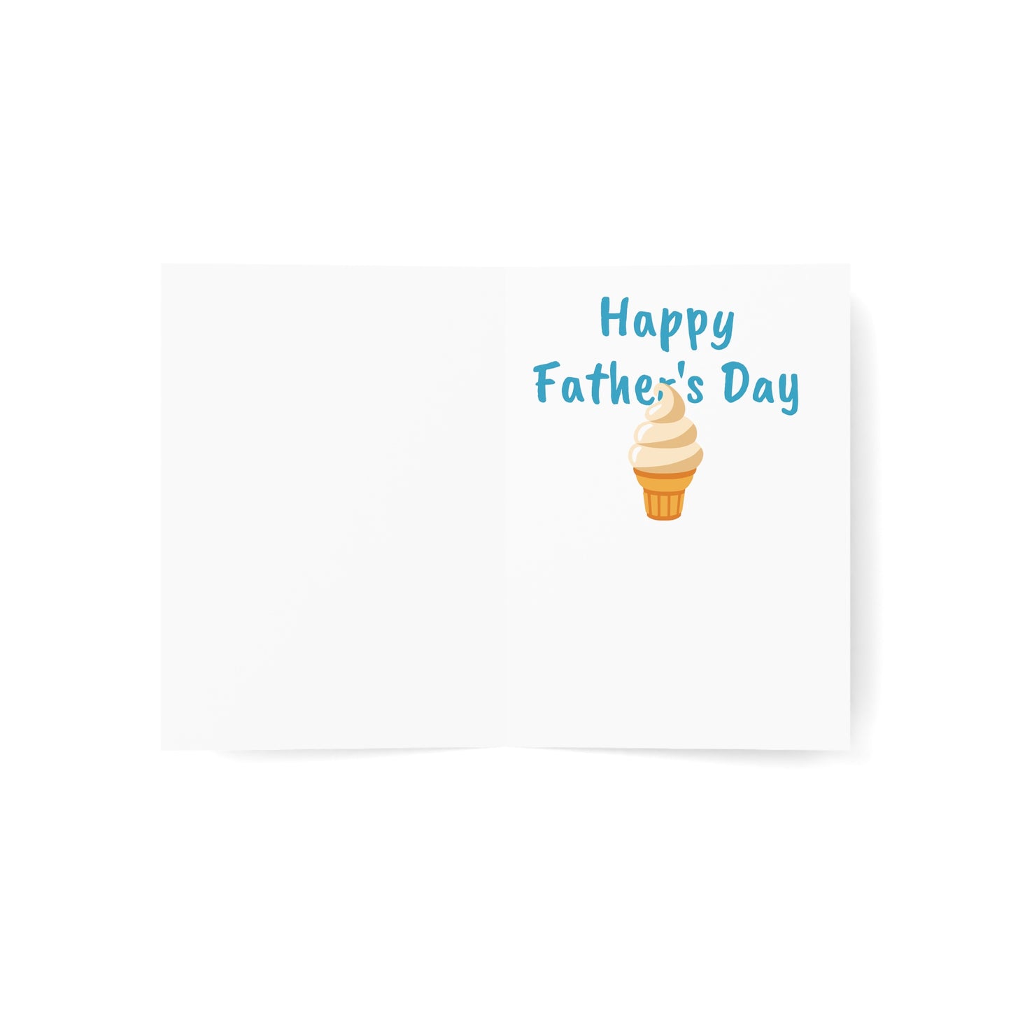 Dad two Words I Love you Funny Biden Father's Day Greeting Card Trump