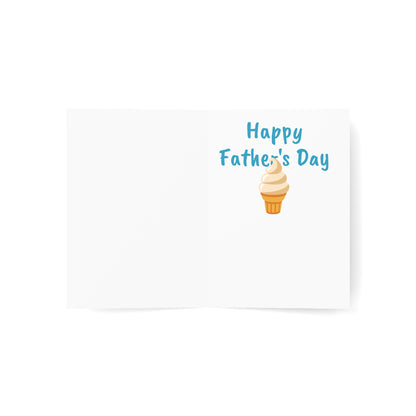 Dad two Words I Love you Funny Biden Father's Day Greeting Card Trump