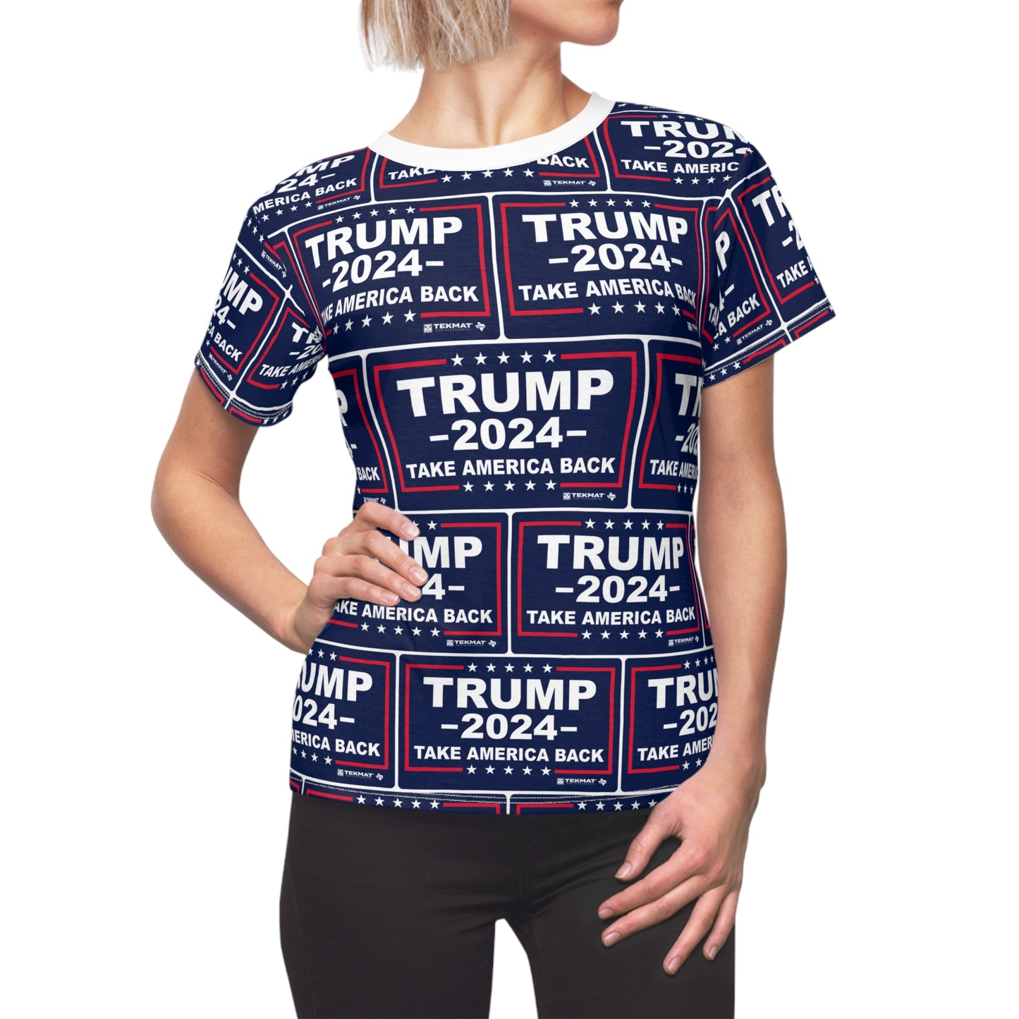 Trump 2024 Take America Back Women's Cut & Sew Tee MAGA