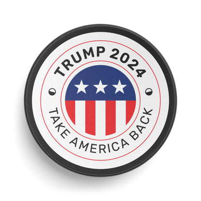 Trump Take America Back 2024 MAGA Hockey Puck Viceroy