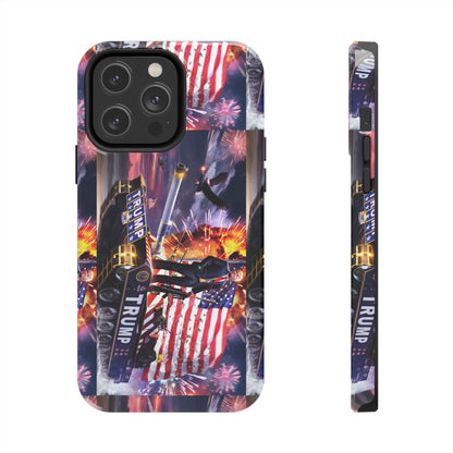 Trump Tank Murica F Yeah Apple iPhone Tough Phone Cases