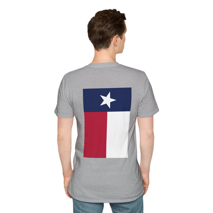 We Stand With Texas Flag Trump 2024 Unisex Softstyle T-Shirt MAGA