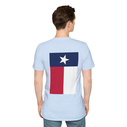 We Stand With Texas Flag Trump 2024 Unisex Softstyle T-Shirt MAGA