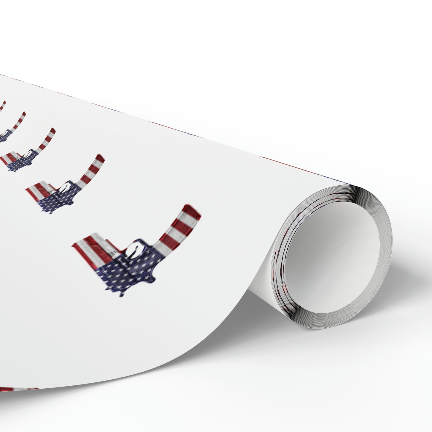 American Flag Gun 2A Christmas Wrapping Paper