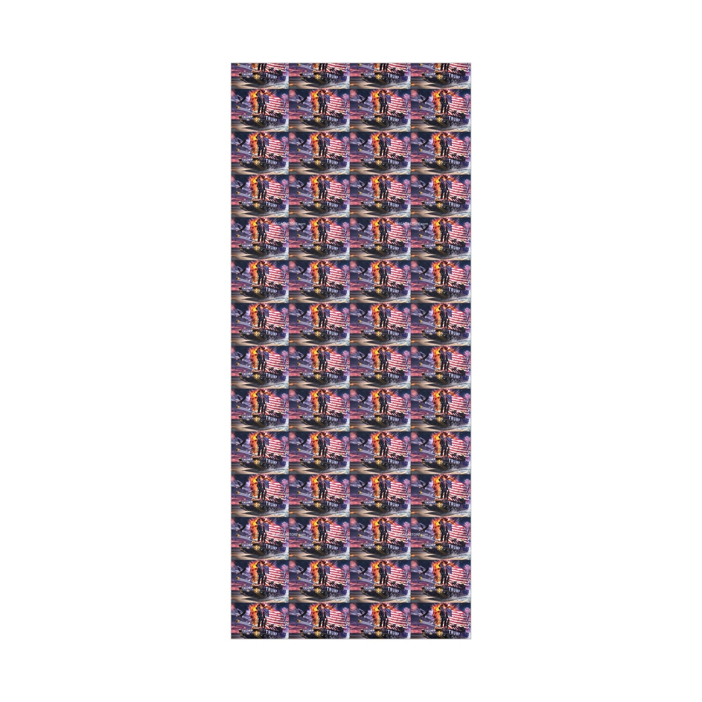 Trump the Warrior Christmas Wrapping Paper