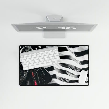 Trump Cool Leather Jacket High Definition MAGA American Desk Mats