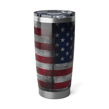 Cowboy Trump American Flag Stainless Vagabond 20oz Tumbler