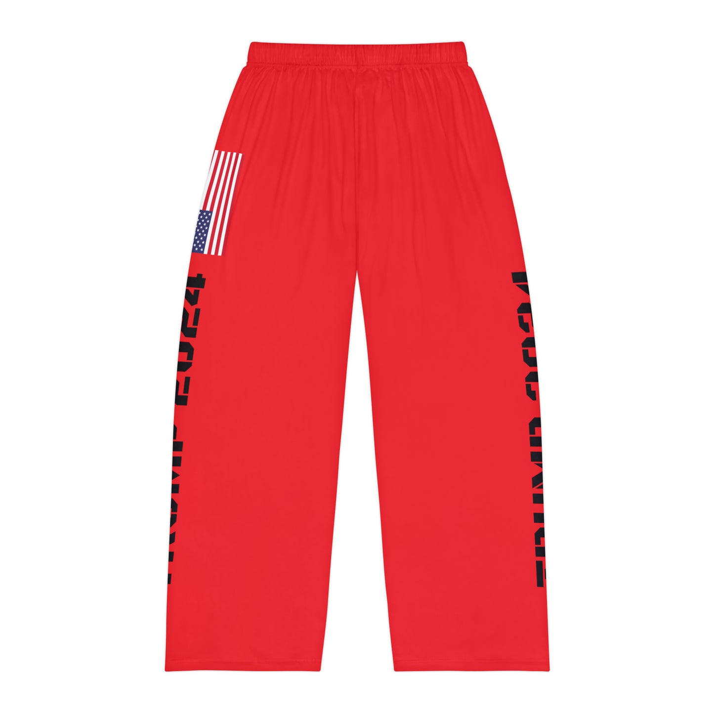 Trump 2024 American Flag Men's Polyester Lounge Comfy Pajama Pants