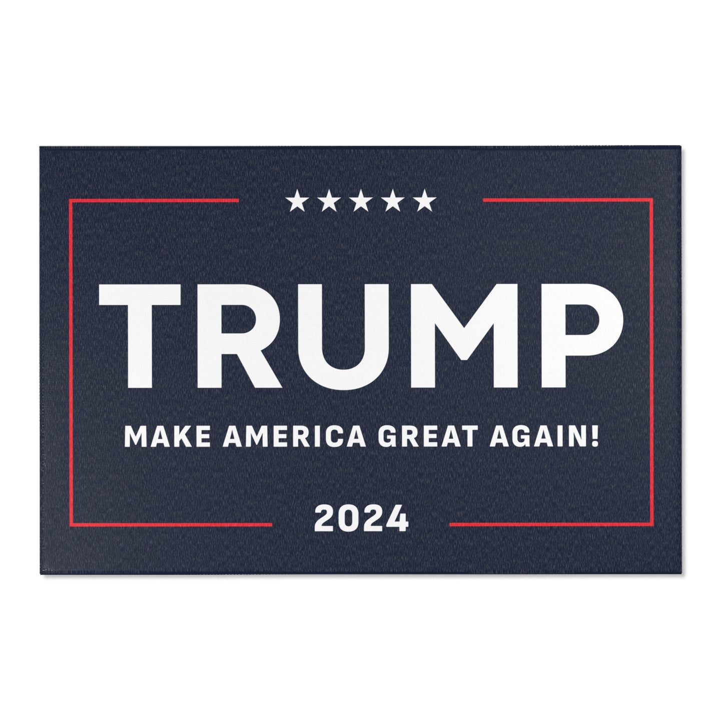 Trump Take America Back 2024 Large polyester hemmed Flat Lay Area Rugs MAGA