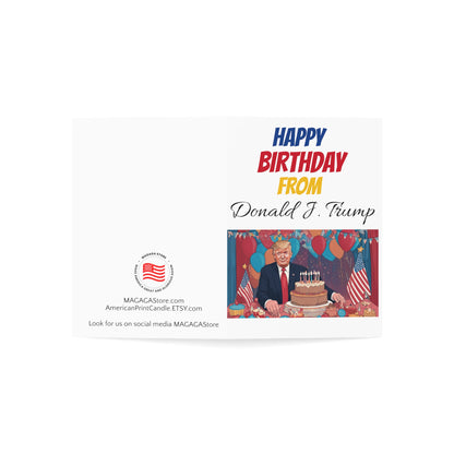 Happy Birthday From Donald J. Trump MAGA Greeting Card