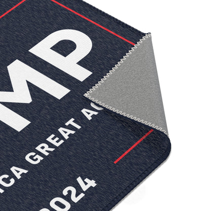 Trump Take America Back 2024 Large polyester hemmed Flat Lay Area Rugs MAGA