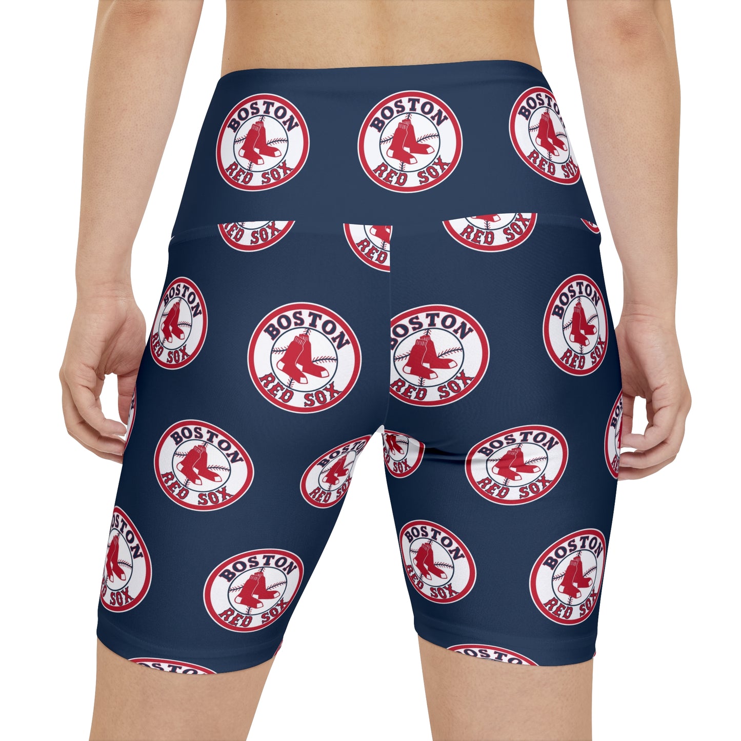 Boston Red Sox MLB Baseball Women's Workout Bike Comfy Shorts