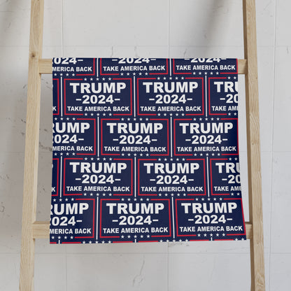 Trump 2024 Take Back America Kitchen Bathroom Soft Hand Towel