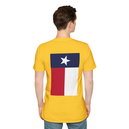 We Stand With Texas Flag Trump 2024 Unisex Softstyle T-Shirt MAGA