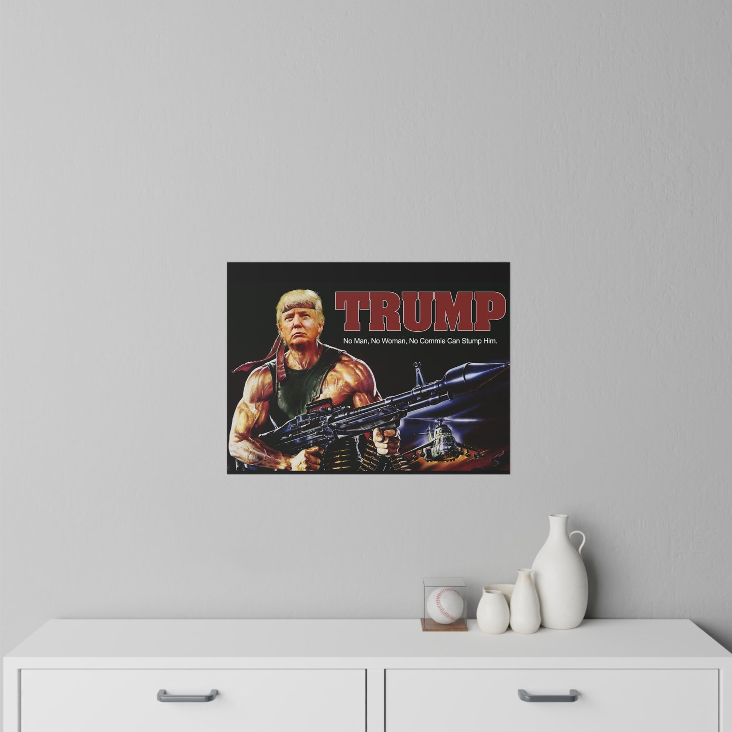 Donald Trump Rambo Style MAGA Wall Decals 3 sizes