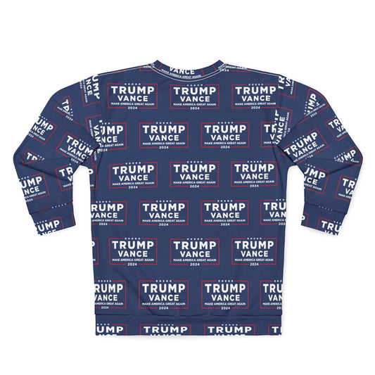 Trump MAGA Vance NOT ugly sweater Christmas party Unisex Sweatshirt (AOP)