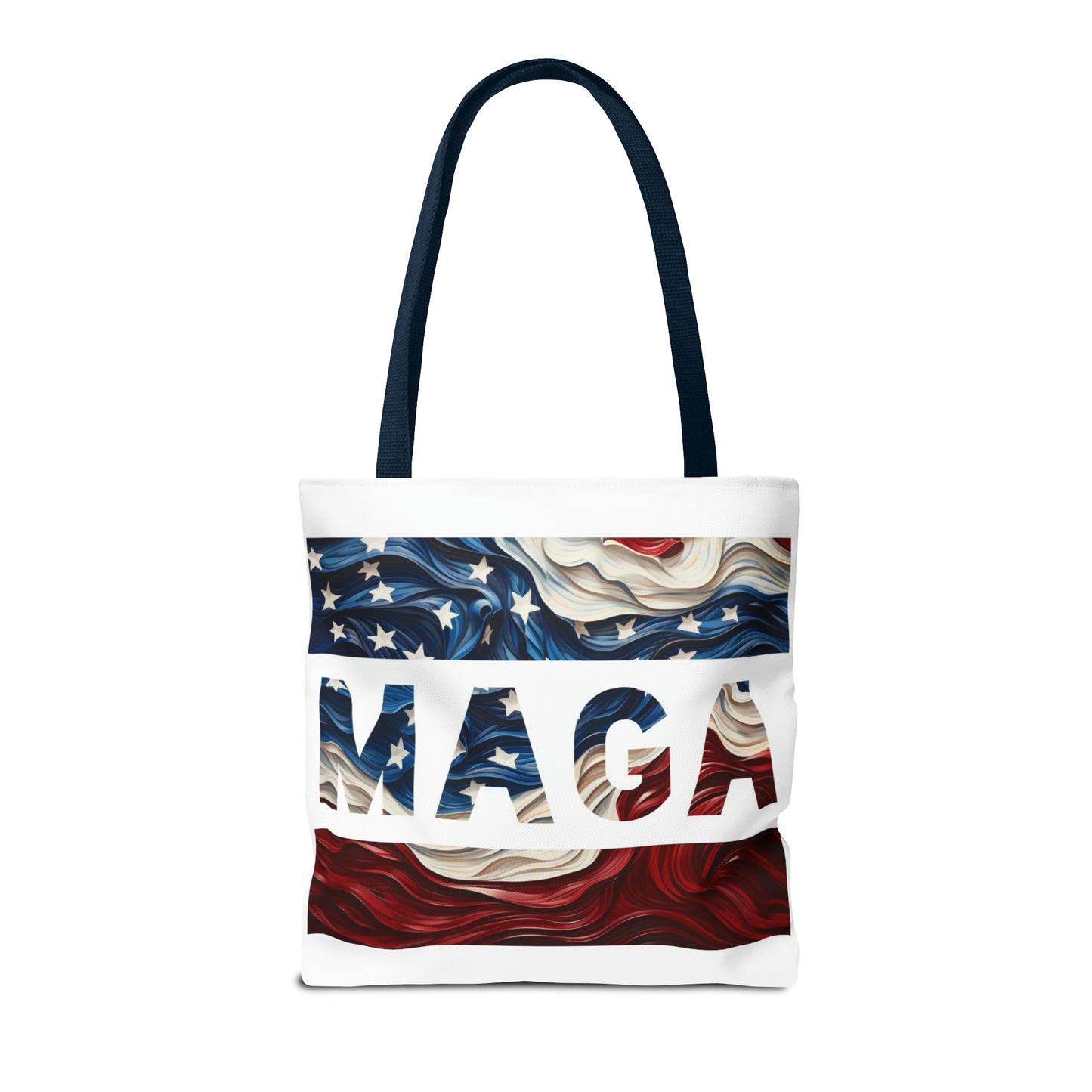MAGA Red White and Blue Trump Rally Heavy Duty Tote Bag