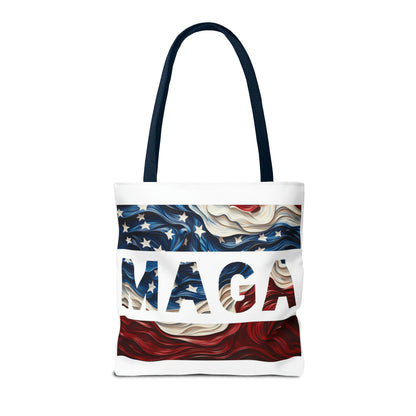 MAGA Red White and Blue Trump Rally Heavy Duty Tote Bag