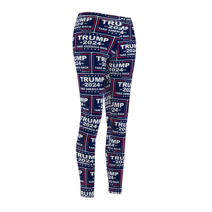 Trump 2024 Take America Back Women's Casual Leggings