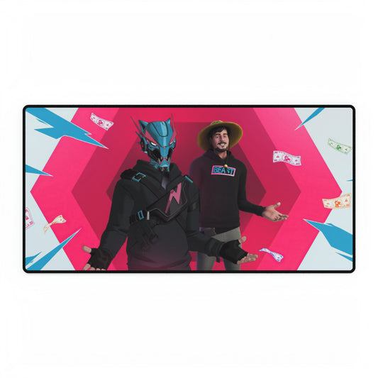 Fortnite Mr. Beast High Definition PC Video Game American Desk Mat