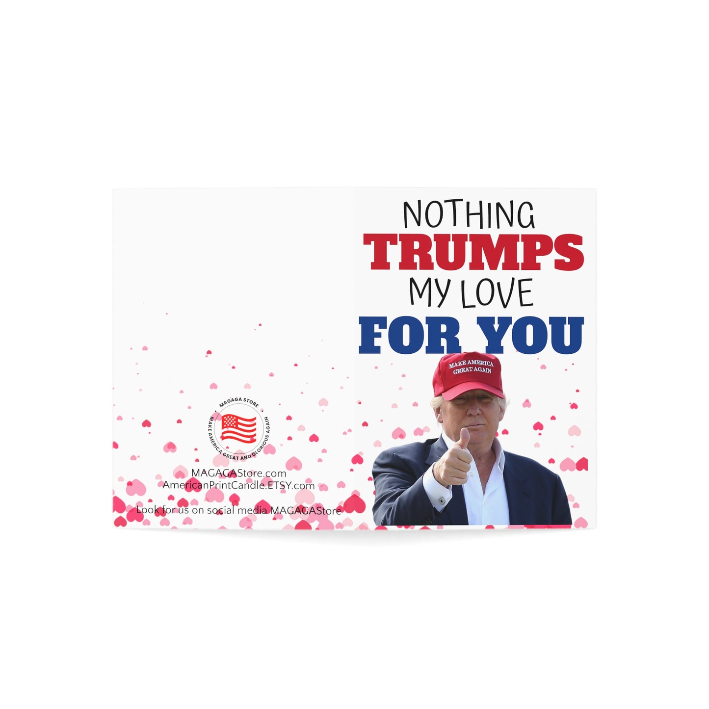 Nothing Trumps my Love for You Anniversary or Mother's Day Card