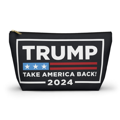 Trump Take America Back Accessory Pouch w T-bottom Mother's Day Anniversary Gift Present