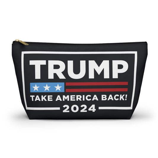 Trump Take America Back Accessory Pouch w T-bottom Mother's Day Anniversary Gift Present