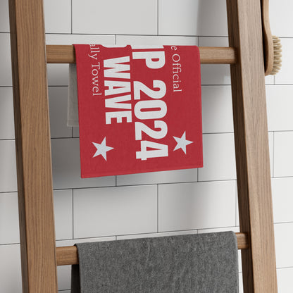 The OFFICIAL Trump 2024 Red Wave Rally Towel MAGA Over 10000 sold