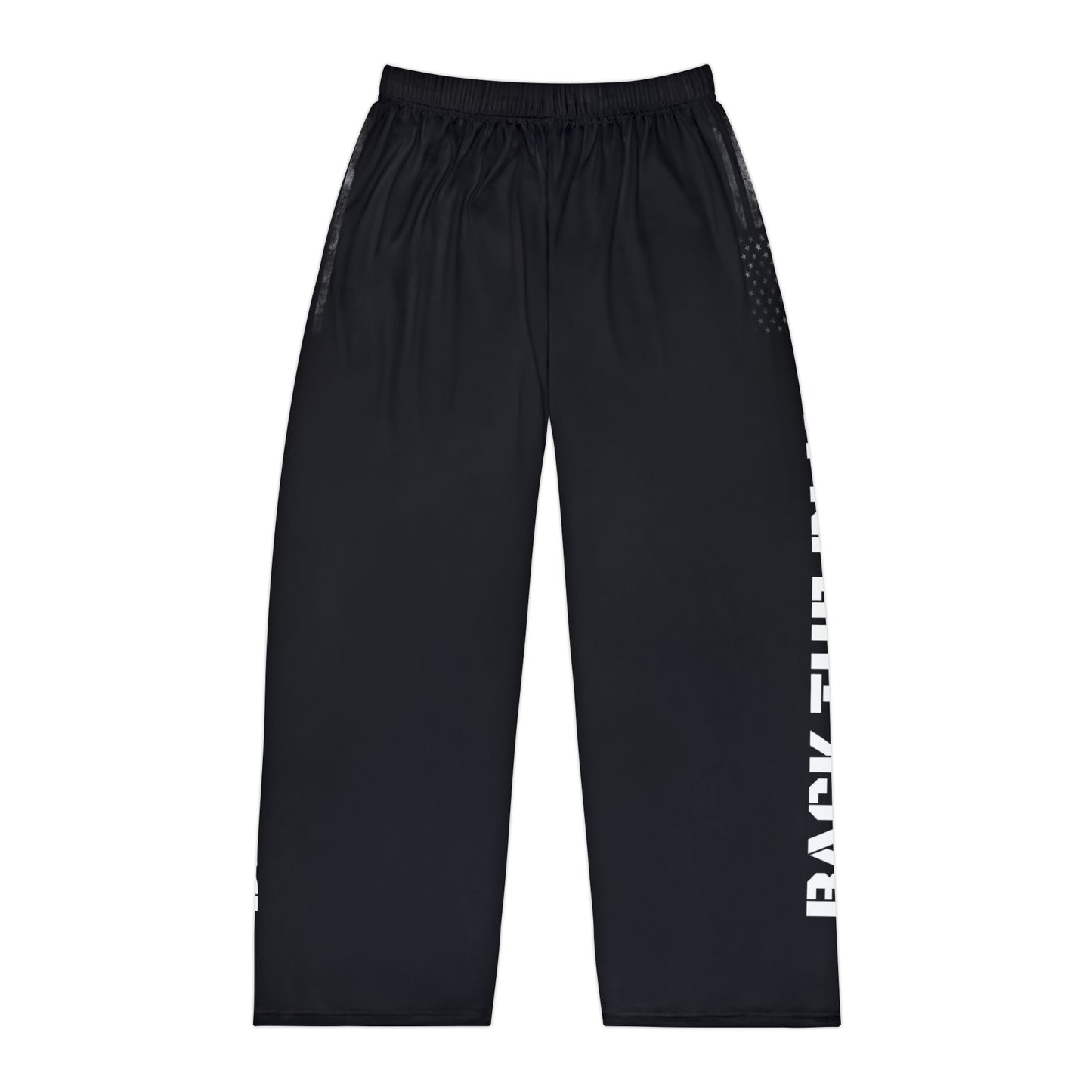 Back the Blue Flag Police Men's Polyester Lounge Comfy Pajama Pants MAGAGA Exclusive