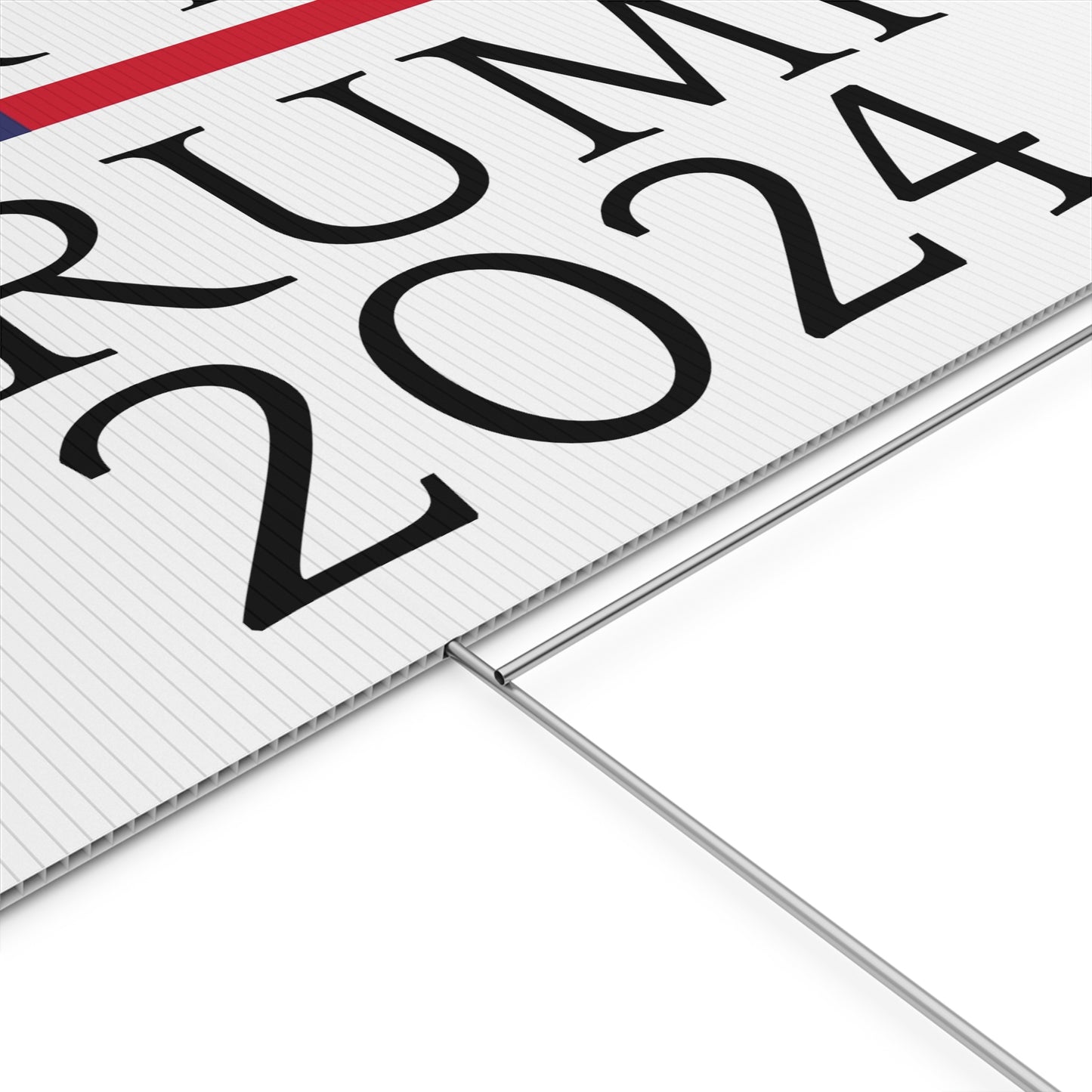 F**K Biden, TRUMP 2024 für den Präsidenten, Kunststoffschild