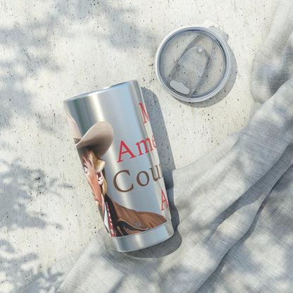 Make America Country Again Cowboy Trump Stainless Vagabond 20oz Tumbler