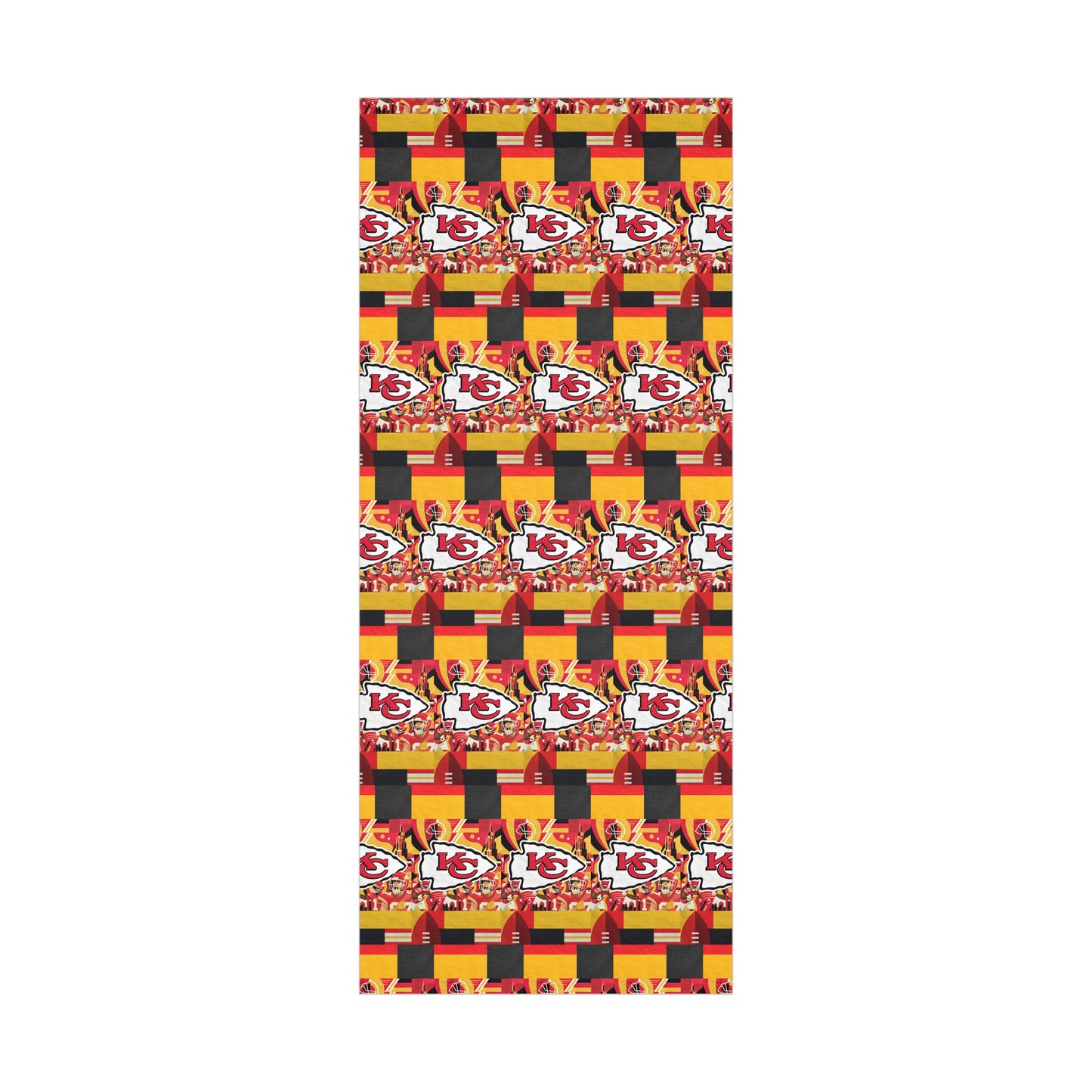 Kansas City Chiefs NFL Christmas Holiday Gift Wrapping Papers Matte or Satin